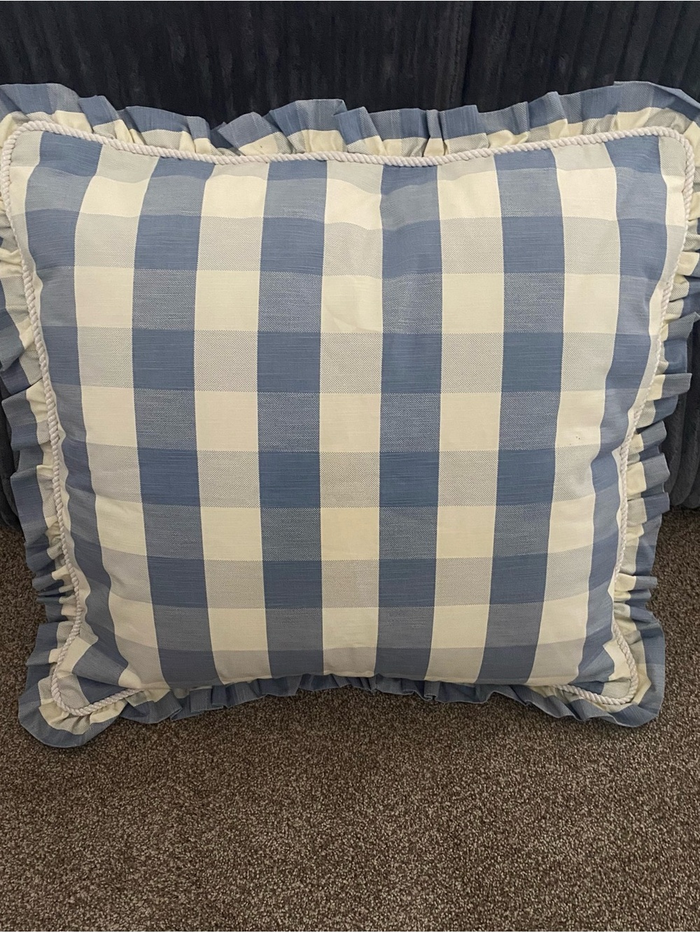 Sherry Kline Checked Country Manor European Shams